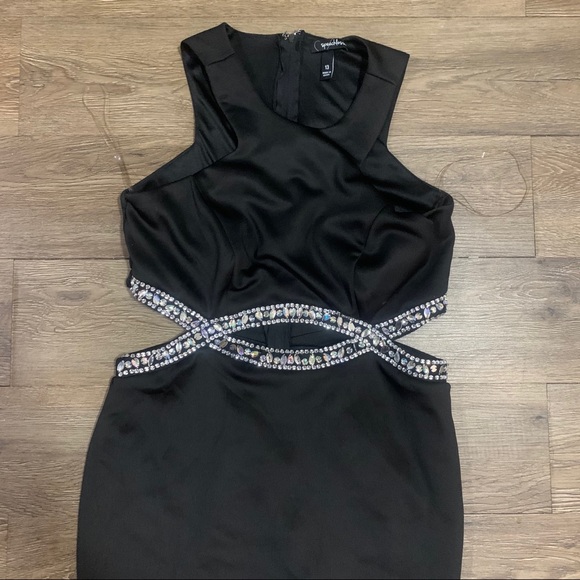 Speechless little black dress w/ sequins - Picture 3 of 4